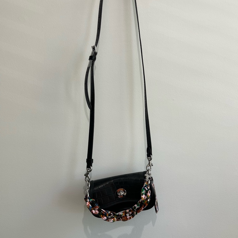 Coachtopia coach wavy dinky bag in croc - Picture 3 of 8